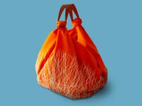 Baumwolltasche Furoshiki Tsuru, Orange, 100 Cm 12 Baumwolltasche Furoshiki Tsuru, Orange, 100 Cm – Bild 10
