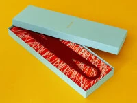 Baumwolltasche Furoshiki Tsuru, Orange, 100 Cm 6 Baumwolltasche Furoshiki Tsuru, Orange, 100 Cm – Bild 4