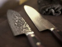 Damastmesser Gyuto 210, Yoshimi Kato Kurosome, 30 Lagen 7 Damastmesser Gyuto 210, Yoshimi Kato Kurosome, 30 Lagen – Bild 5