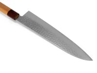 Damastmesser Gyuto 240, VG-10, Hammerschlag 6 Damastmesser Gyuto 240, VG-10, Hammerschlag – Bild 4