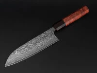 Damastmesser Santoku 170 SG2, 63 Lagen, Quitte 10 Damastmesser Santoku 170 SG2, 63 Lagen, Quitte – Bild 8