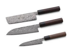 Damastmesser Set Santoku II -EisenKunst Verkäufe damastmesser set santoku ii 1