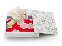 Geschenkset Chiyogami Mit Furoshiki Hana, Doppelseitig 3 Geschenkset Chiyogami Mit Furoshiki Hana, Doppelseitig