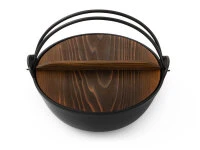 Gusseisen Topf Nabe, Sukiyaki Pfanne, Ø 33 Cm 4 Gusseisen Topf Nabe, Sukiyaki Pfanne, Ø 33 Cm – Bild 2