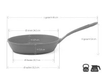 Gusseisenpfanne Solitto, 24cm 8 Gusseisenpfanne Solitto, 24cm – Bild 6
