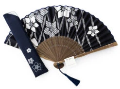 Handfächer Aihitoe Kon, Blau -EisenKunst Verkäufe handfaecher aihitoe kon blau 1