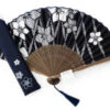 Handfächer Aihitoe Kon, Blau -EisenKunst Verkäufe handfaecher aihitoe kon blau