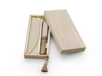 Handfächer Eien, Beige 9 Handfächer Eien, Beige – Bild 7