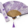 Handfächer Kiyoshisakura, Lila