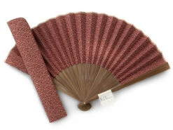 Handfächer Seikaiha, Rot -EisenKunst Verkäufe handfaecher seikaiha rot 1