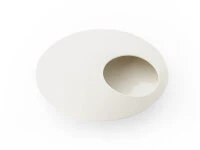 Ikebana-Vasen Mammals L, Weiß