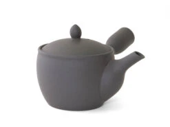 Japanische Teekanne Fuyou Kurokusube, Banko Yaki, 190 Ml -EisenKunst Verkäufe japanische teekanne fuyou kurokusube banko yaki 190 ml 1