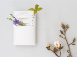 Japanische Vase Act/ Slit, Weiß -EisenKunst Verkäufe japanische vase act slit weiss 1