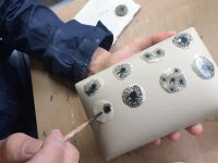 Japanische Vase Act/ Slope, Weiß 5 Japanische Vase Act/ Slope, Weiß – Bild 3