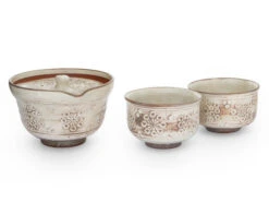 Japanisches Teeservice Kobiki Hana Mischima, 3-teilig -EisenKunst Verkäufe japanisches teeservice kobiki hana mischima 3 teilig 1