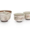 Japanisches Teeservice Kobiki Hana Mischima, 3-teilig
