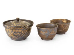 Japanisches Teeservice Kurokinsai, 3-teilig -EisenKunst Verkäufe japanisches teeservice kurokinsai 3 teilig 1