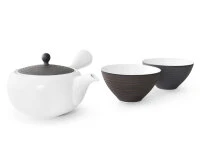 Japanisches Teeservice Sabi-sen Mon, 3-teilig