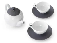 Japanisches Teeservice Sabi-sen Mon, 5-teilig