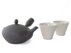Japanisches Teeservice Teppachu Kurokusube, 3-teilig, Banko Yaki -EisenKunst Verkäufe japanisches teeservice teppachu kurokusube 3 teilig banko yaki 1