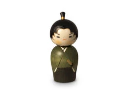Kokeshi: Dekofigur Wakasamurai -EisenKunst Verkäufe kokeshi dekofigur wakasamurai 1