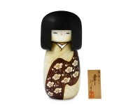 Kokeshi: Holzfigur Sachi
