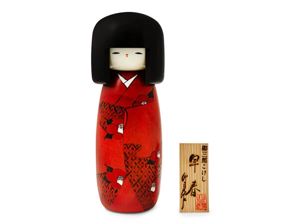 Kokeshi: Holzfigur Soshun 9 Kokeshi: Holzfigur Soshun – Bild 7