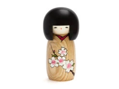 Kokeshi: Holzpuppe Sakura -EisenKunst Verkäufe kokeshi holzpuppe sakura 1