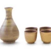 Sake Set Gold, 1 Karaffe, 4 Becher -EisenKunst Verkäufe sake set gold 1 karaffe 4 becher