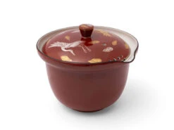 Shiboridashi Teekanne Akaji Kingin Tsuru, 230 Ml -EisenKunst Verkäufe shiboridashi teekanne akaji kingin tsuru 1