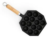 Takoyaki Pfanne 14, Holzgriff, IWACHU 9 Takoyaki Pfanne 14, Holzgriff, IWACHU – Bild 7