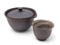 Teeservice Shiboridashi Nanban Mishimazume, 3-teilig 4 Teeservice Shiboridashi Nanban Mishimazume, 3-teilig – Bild 2