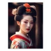 Wandbild Geisha #4, Farbig, 3:4 -EisenKunst Verkäufe wandbild geisha 4 farbig 1 1 17