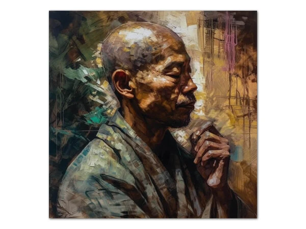 Wandbild Satori #3, Farbig 1:1 5 Wandbild Satori #3, Farbig 1:1 – Bild 3