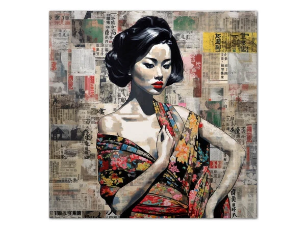 Wandbild Nihon No Pop Art #3, Farbig 1:1 5 Wandbild Nihon No Pop Art #3, Farbig 1:1 – Bild 3