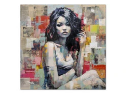 Wandbild Nihon No Pop Art #4, Farbig 1:1 -EisenKunst Verkäufe wandbild nihon no poppu ato 4 farbig 1 1 17 1