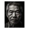 Wandbild Portrait Kajiya #1, Japanischer Schmied, Schwarz-weiß, 3:4 -EisenKunst Verkäufe wandbild portrait kajiya 1 japanischer schmied schwarz weiss 3 4 1