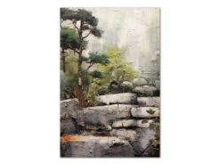 Wandbild Wabi Sabi #2, Japanischer Garten, Farbig 2:3 -EisenKunst Verkäufe wandbild wabi sabi japanischer garten 2 farbig 2 3 19 1